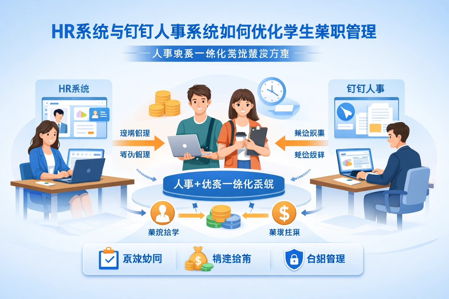 HR系统与钉钉人事系统如何优化学生兼职管理——人事财务一体化系统解决方案