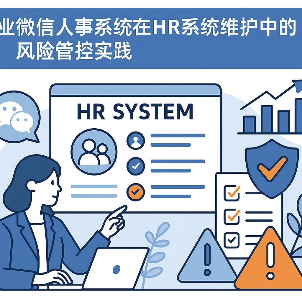 企业微信人事系统在HR系统维护中的风险管控实践