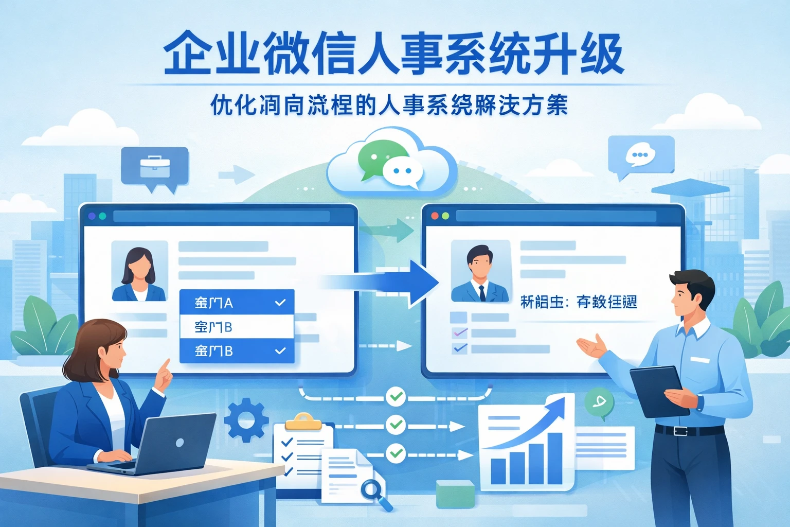 企业微信人事系统升级：优化调岗流程的人事系统解决方案