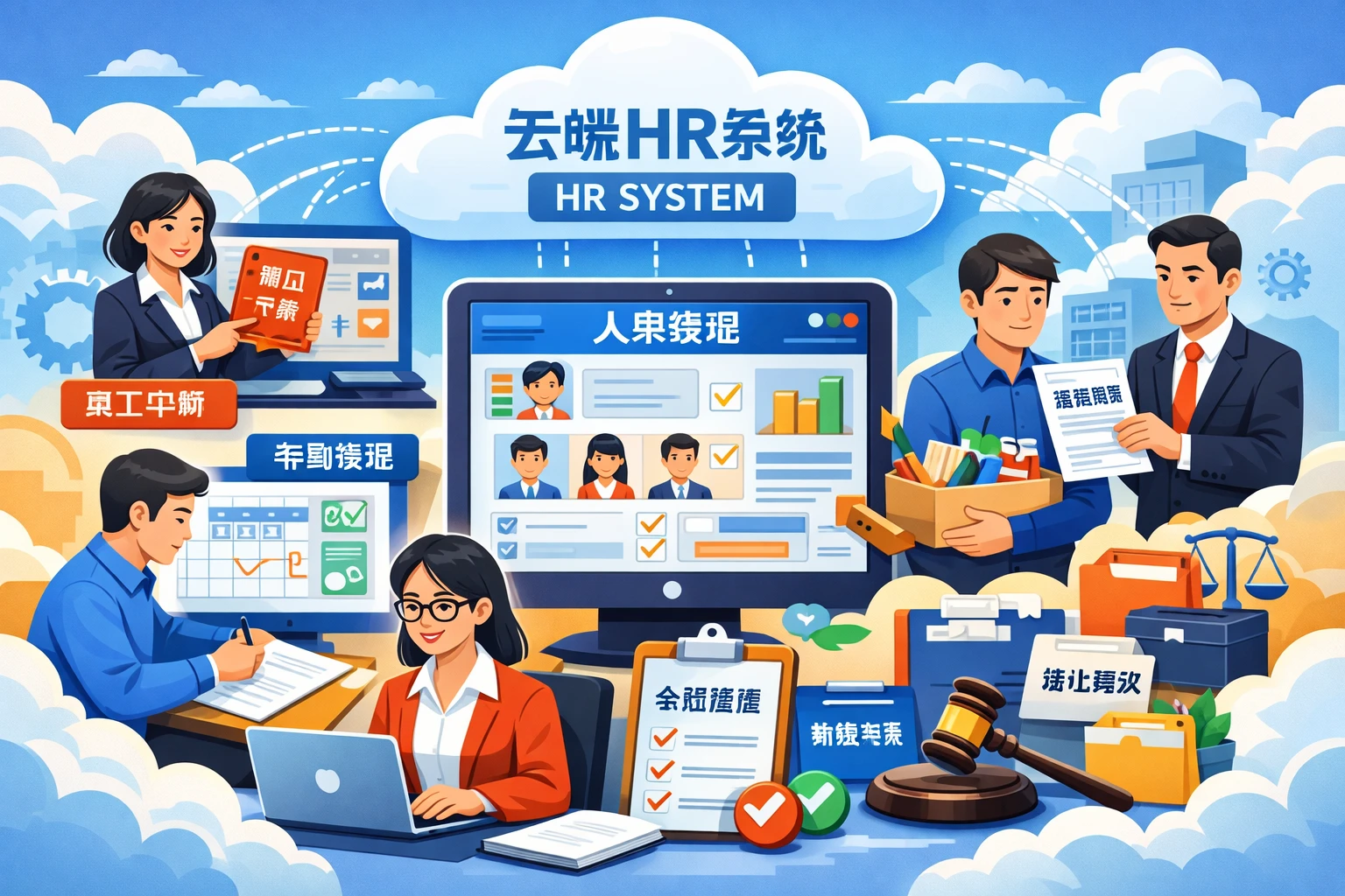 云端HR系统助力中小企业规范人事管理:从员工手册执行到合规辞退的全流程解决方案