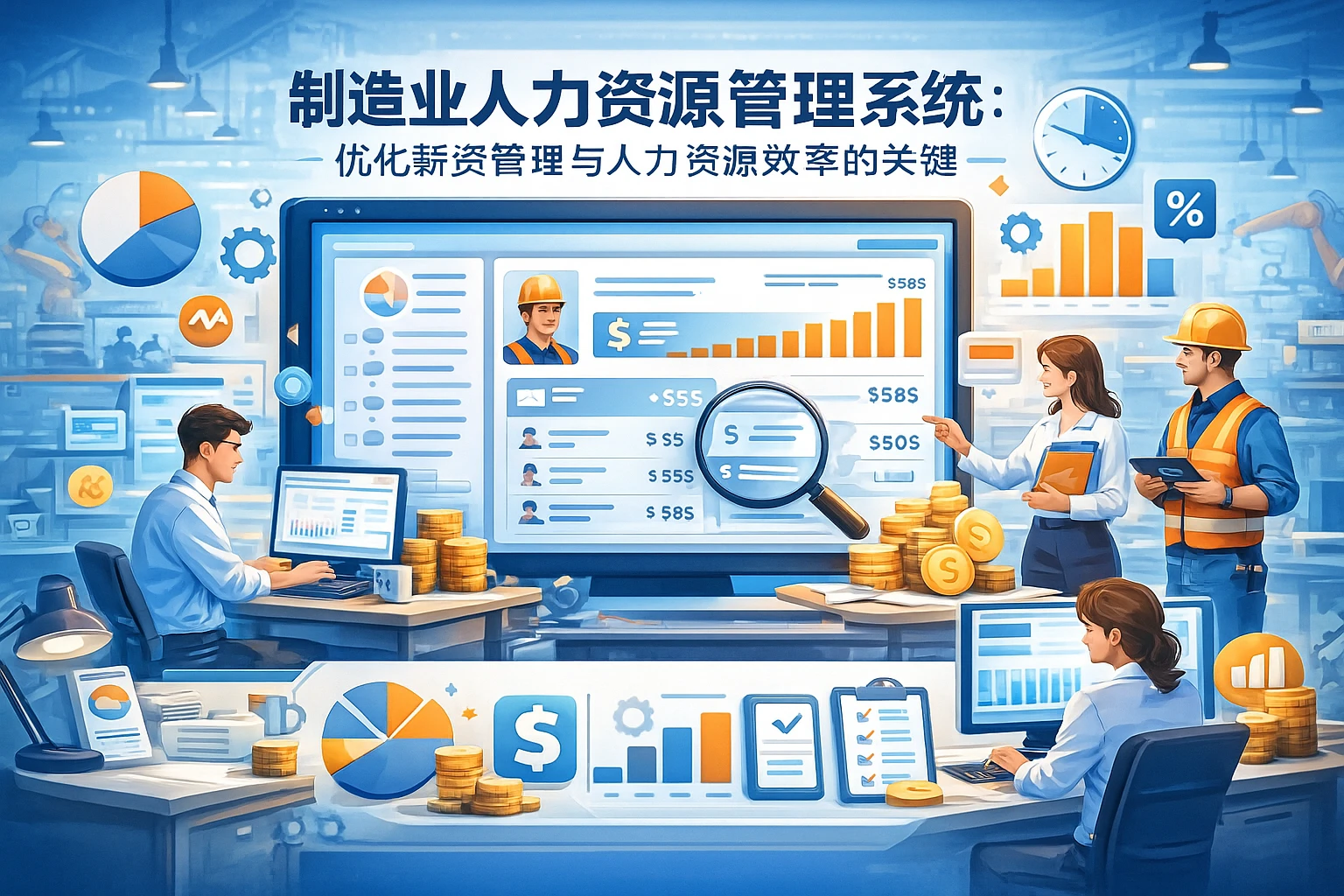 制造业人力资源管理系统：优化薪资管理与人力资源效率的关键