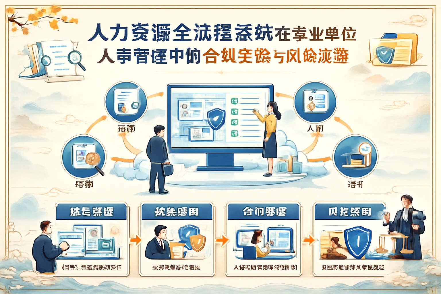 人力资源全流程系统在事业单位人事管理中的合规实践与风险规避