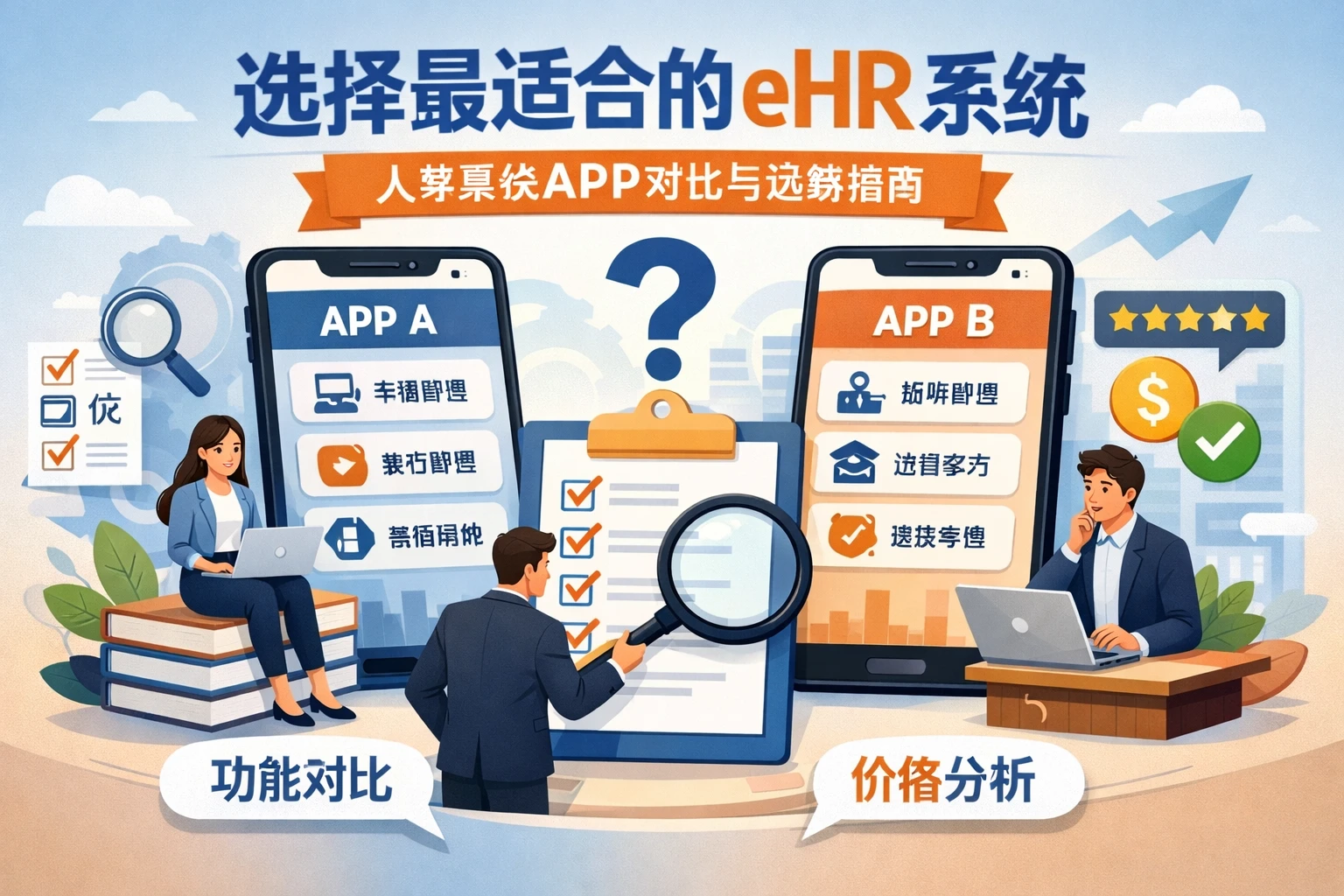 选择最适合的eHR系统：人事系统APP对比与选购指南