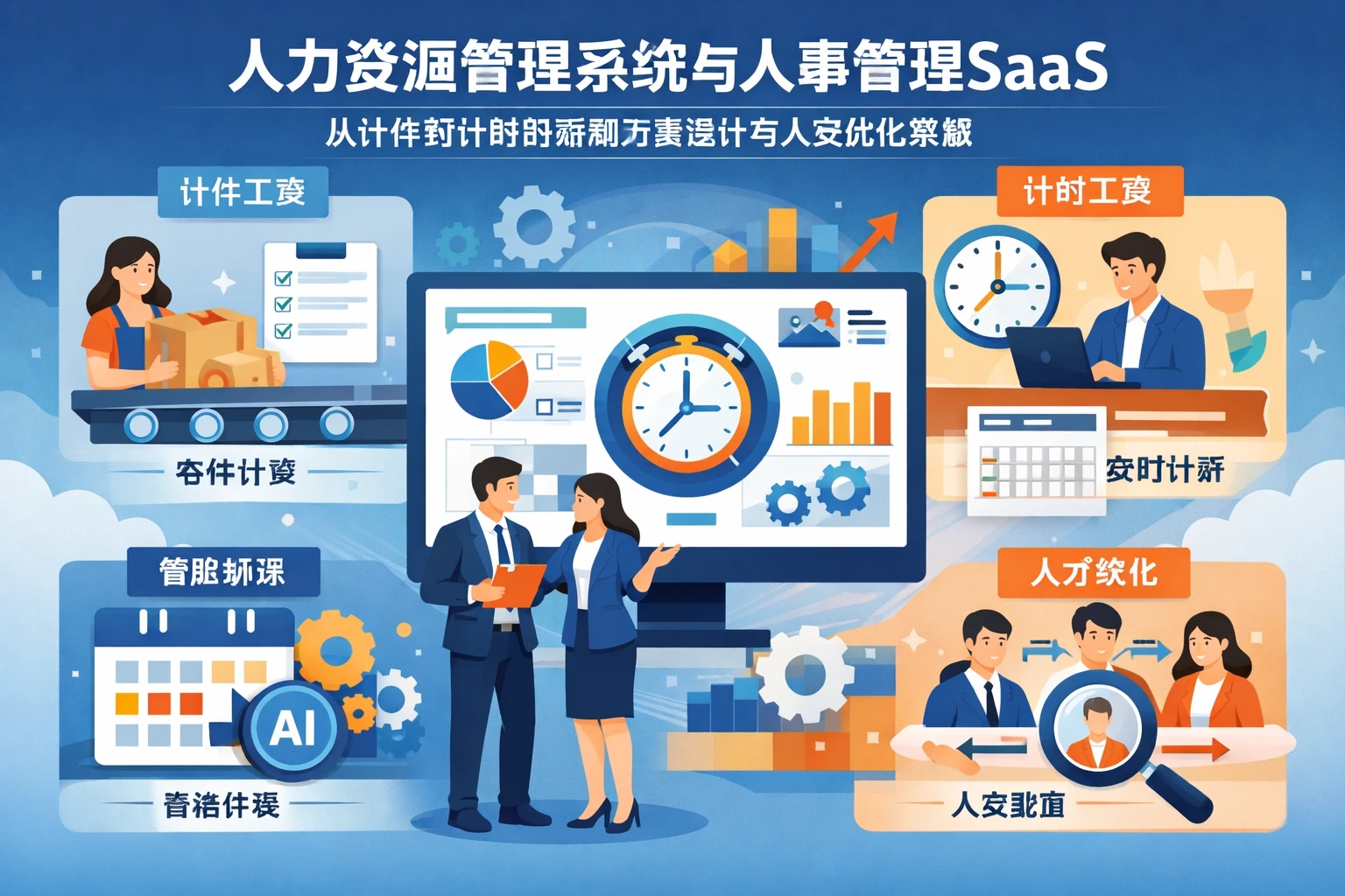 人力资源管理系统与人事管理SaaS:从计件到计时的薪酬方案设计与人员优化策略