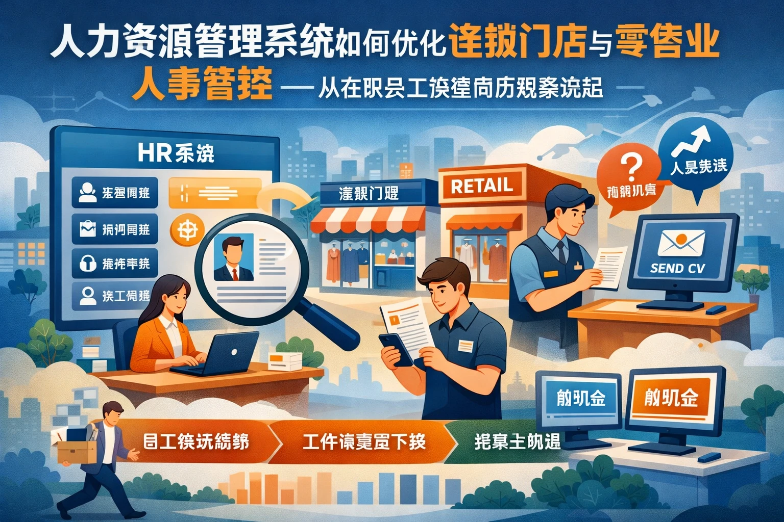 人力资源管理系统如何优化连锁门店与零售业人事管控——从在职员工投递简历现象谈起