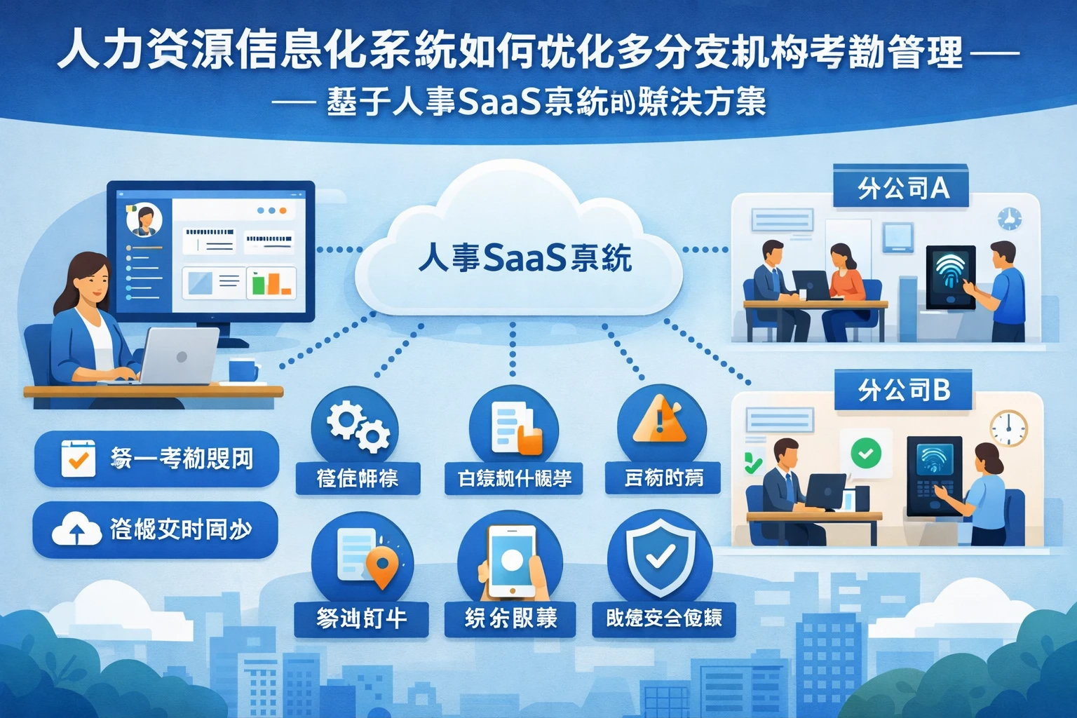人力资源信息化系统如何优化多分支机构考勤管理——基于人事SaaS系统的解决方案