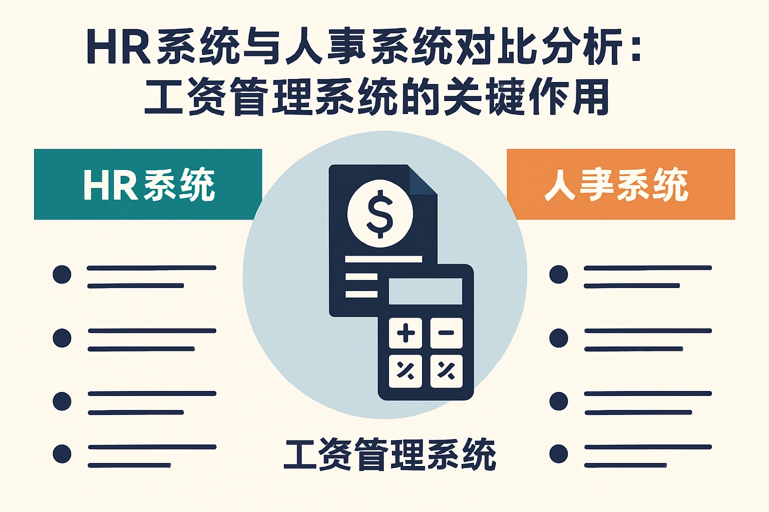 HR系统与人事系统对比分析：工资管理系统的关键作用