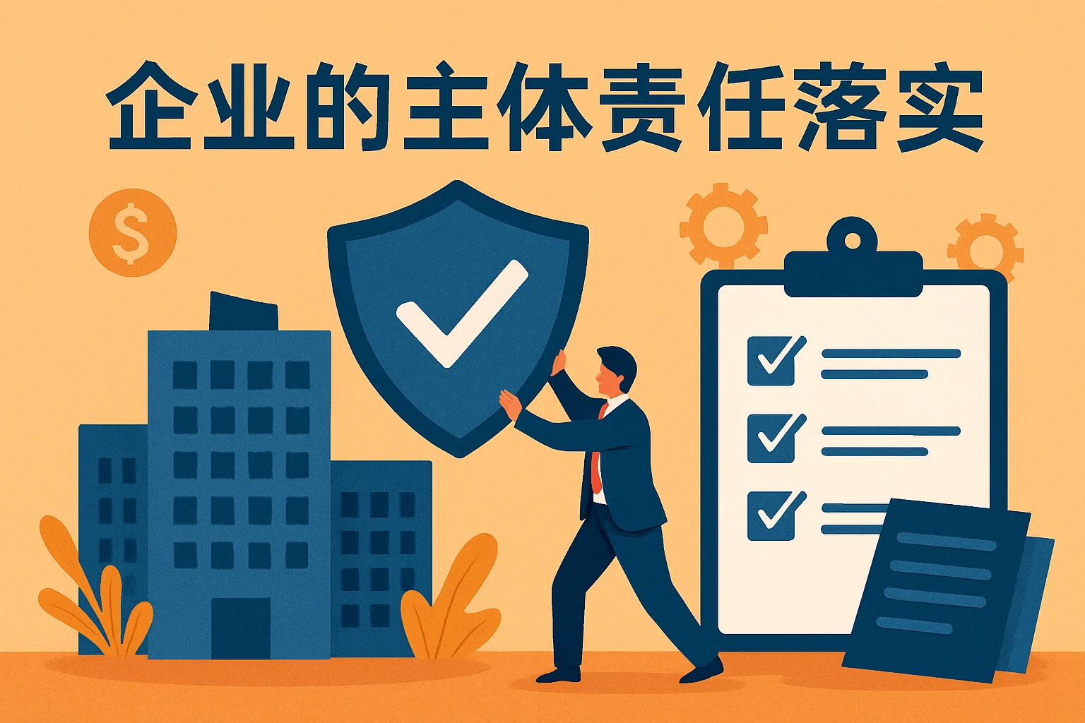 企业的主体责任落实