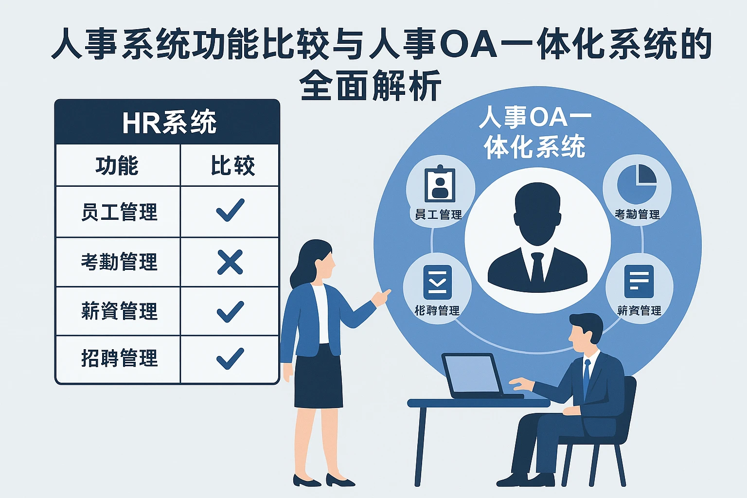 人事系统功能比较与人事OA一体化系统的全面解析
