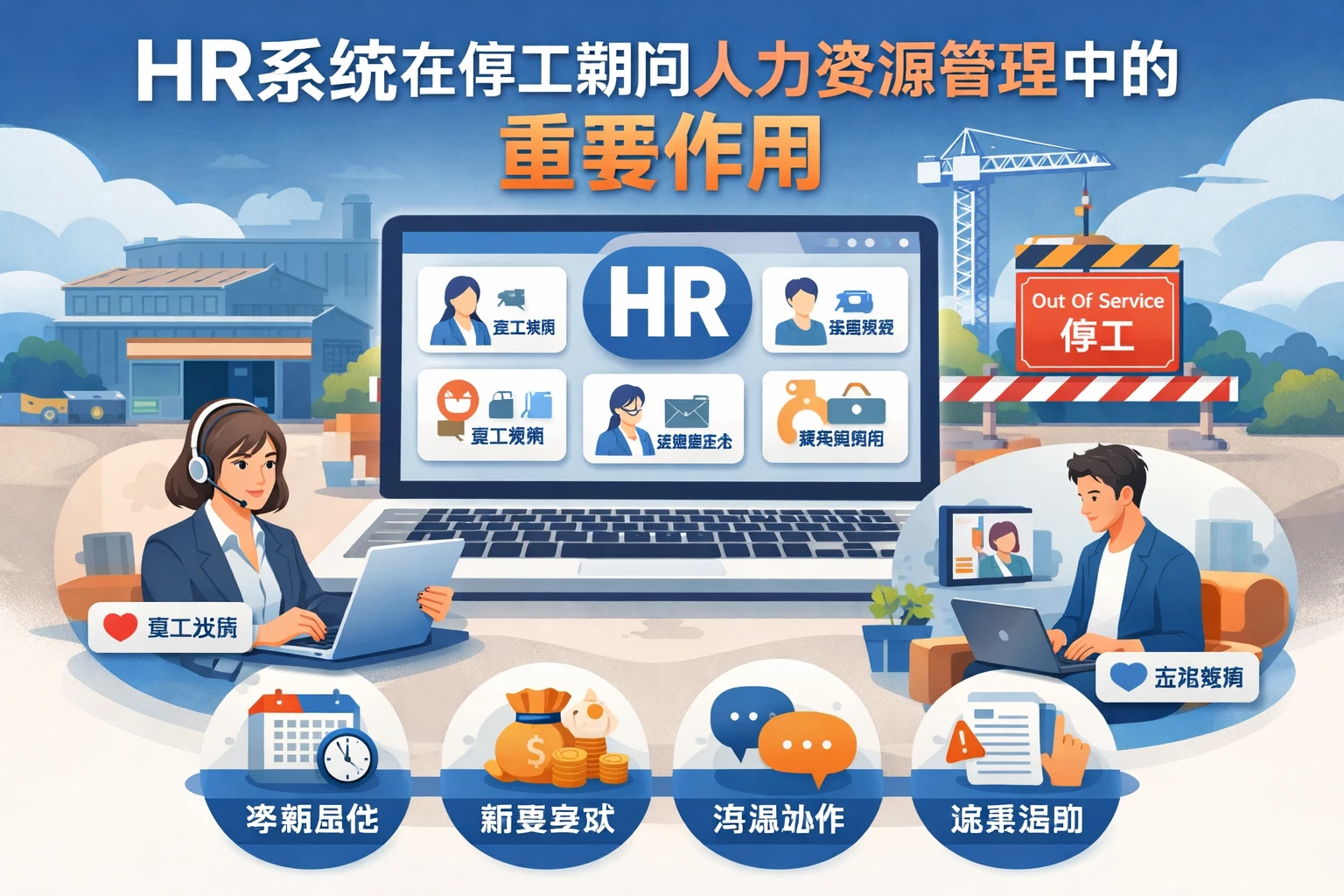 HR系统在停工期间人力资源管理中的重要作用