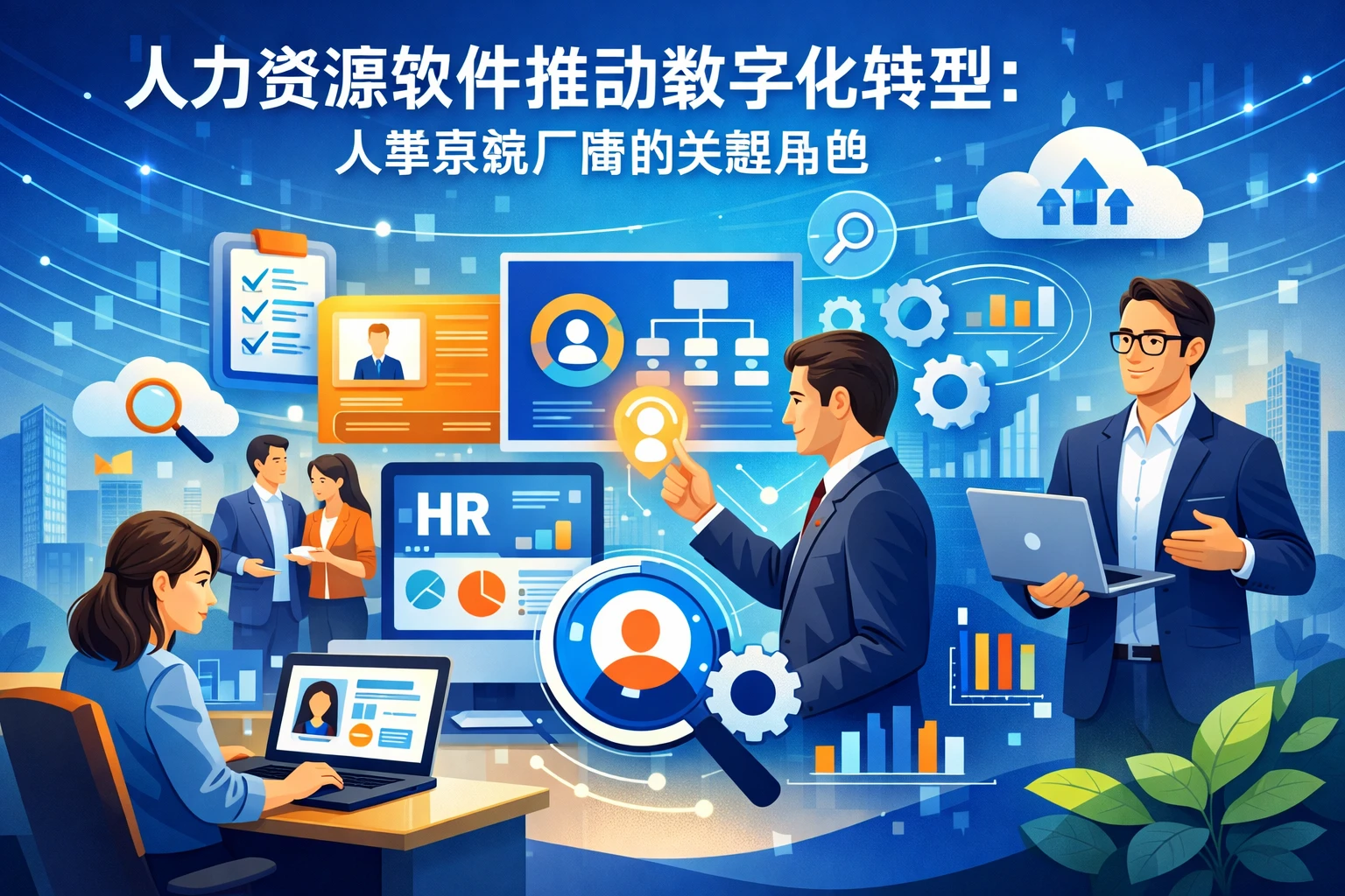 人力资源软件推动数字化转型：人事系统厂商的关键角色