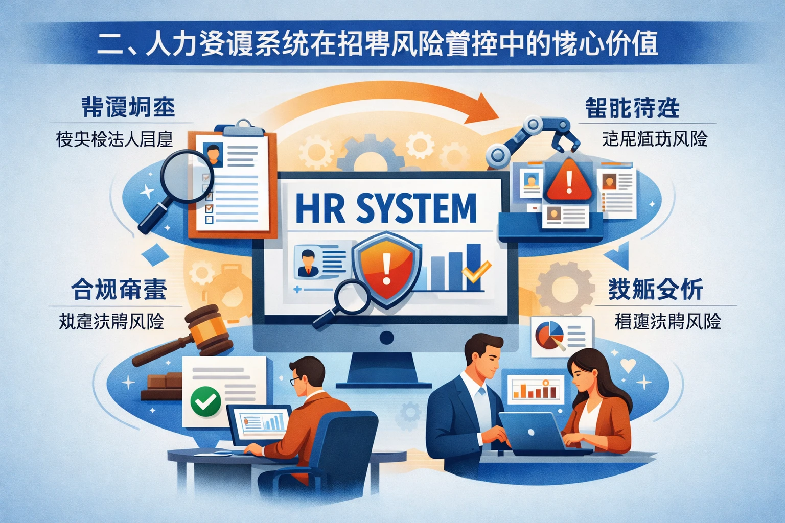二、人力资源系统在招聘风险管控中的核心价值