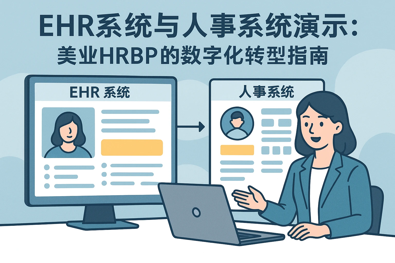 EHR系统与人事系统演示：美业HRBP的数字化转型指南