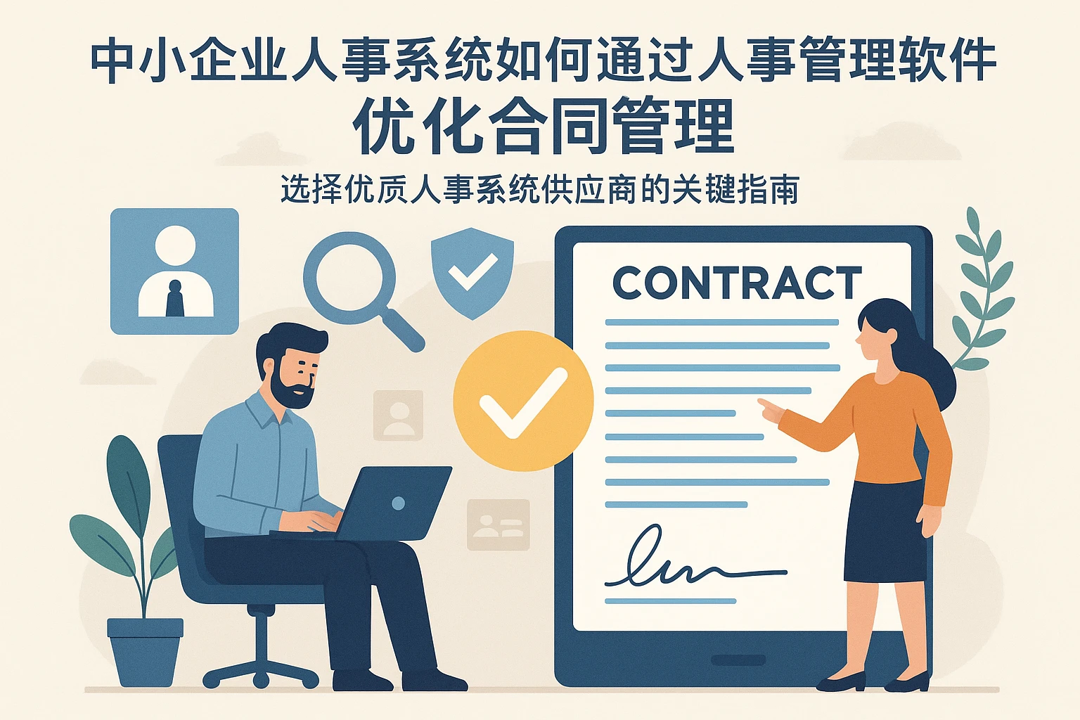 中小企业人事系统如何通过人事管理软件优化合同管理——选择优质人事系统供应商的关键指南