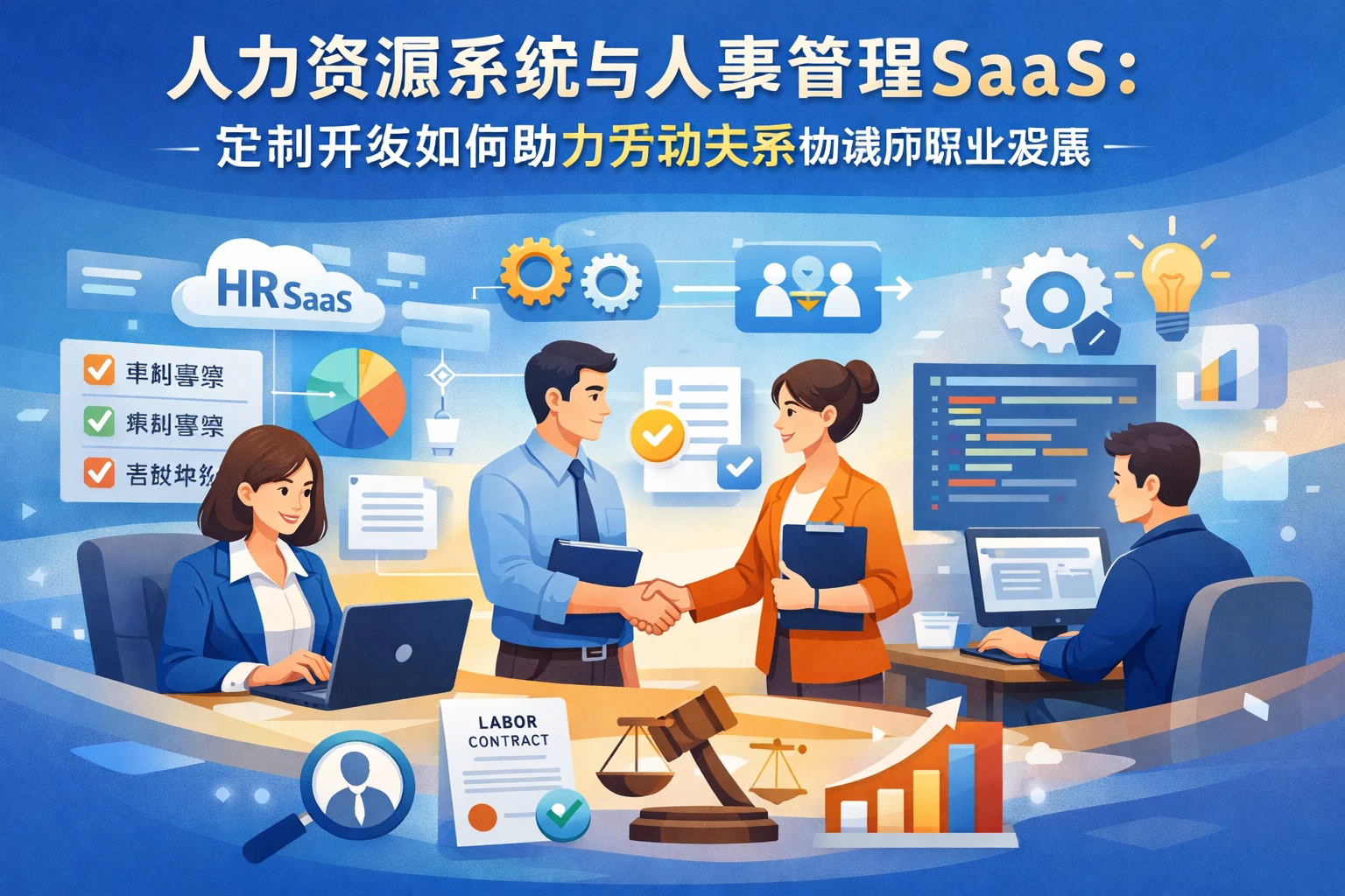 人力资源系统与人事管理SaaS：定制开发如何助力劳动关系协调师职业发展