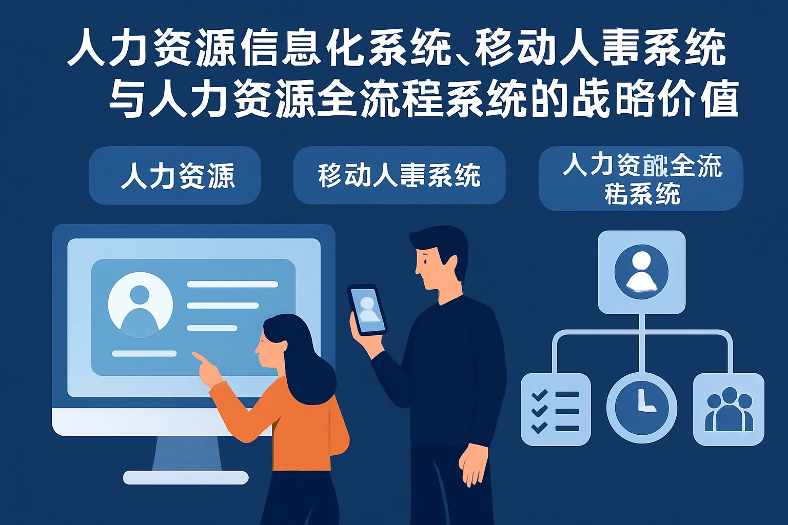 人力资源信息化系统、移动人事系统与人力资源全流程系统的战略价值
