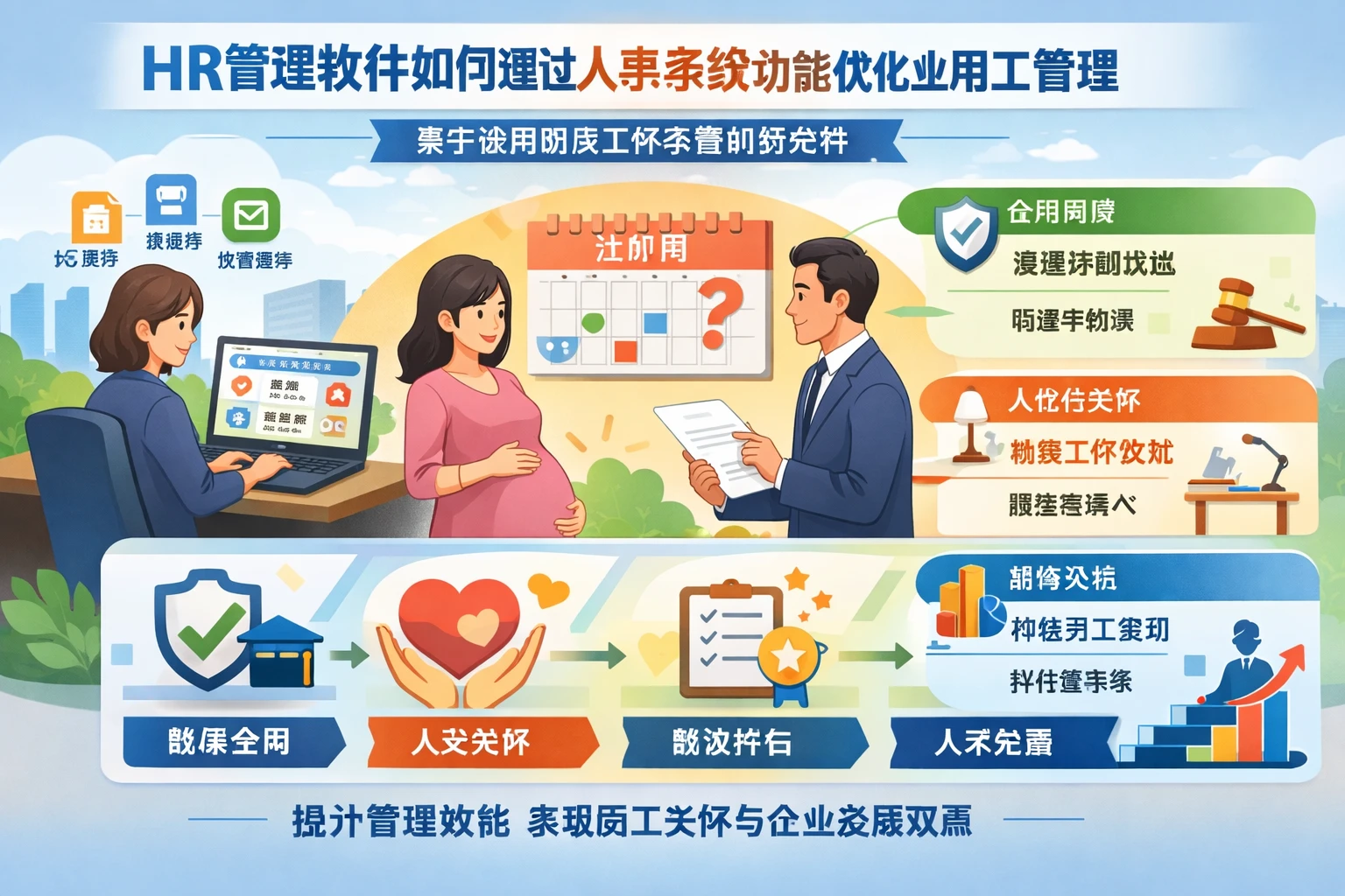 HR管理软件如何通过人事系统功能优化企业用工管理——基于试用期员工怀孕案例的分析