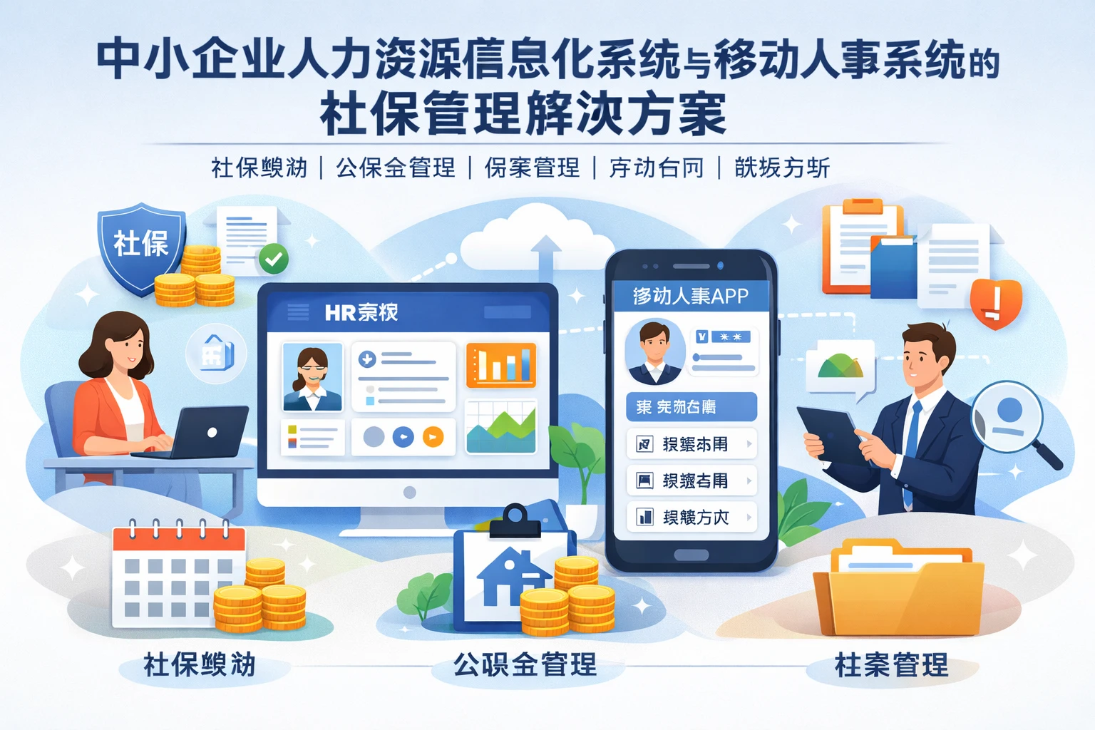 中小企业人力资源信息化系统与移动人事系统的社保管理解决方案