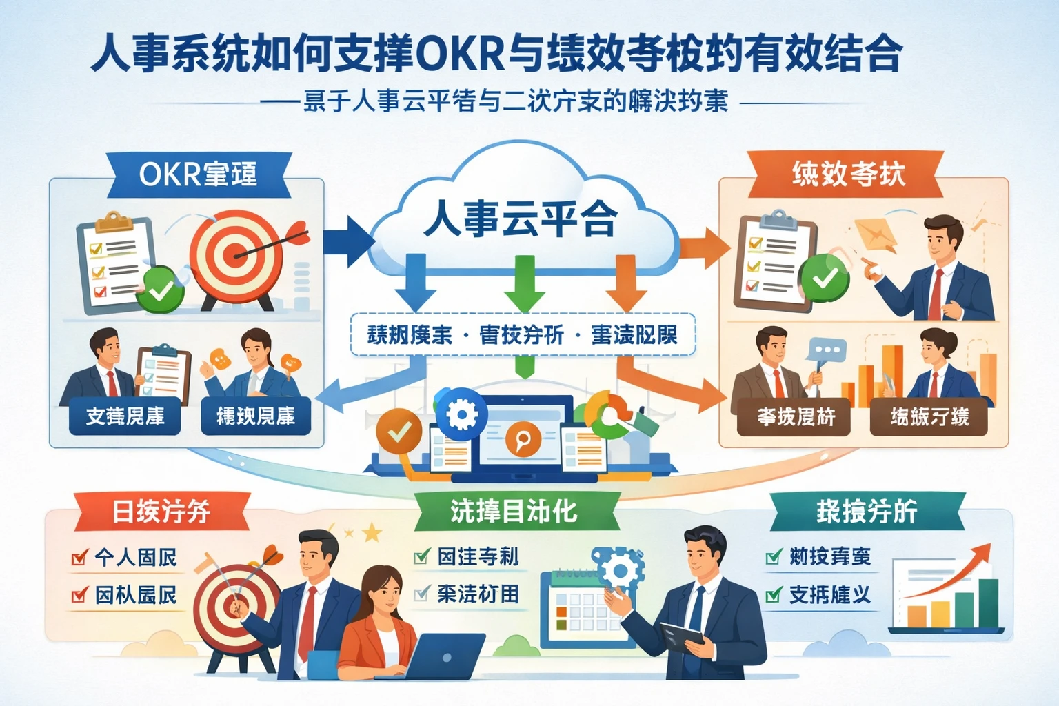 人事系统如何支撑OKR与绩效考核的有效结合——基于人事云平台与二次开发的解决方案