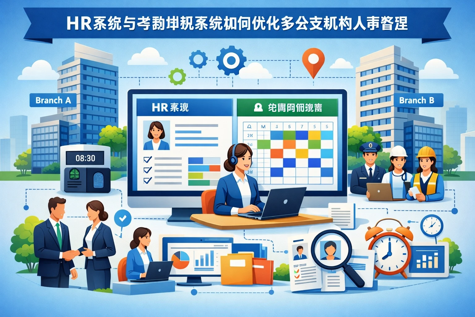 HR系统与考勤排班系统如何优化多分支机构人事管理