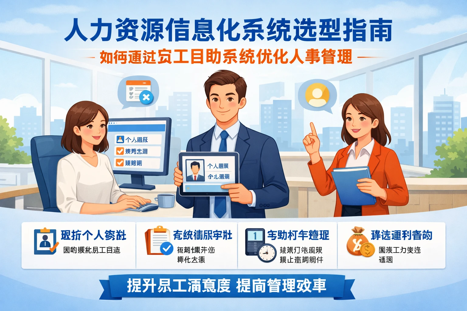 人力资源信息化系统选型指南：如何通过员工自助系统优化人事管理