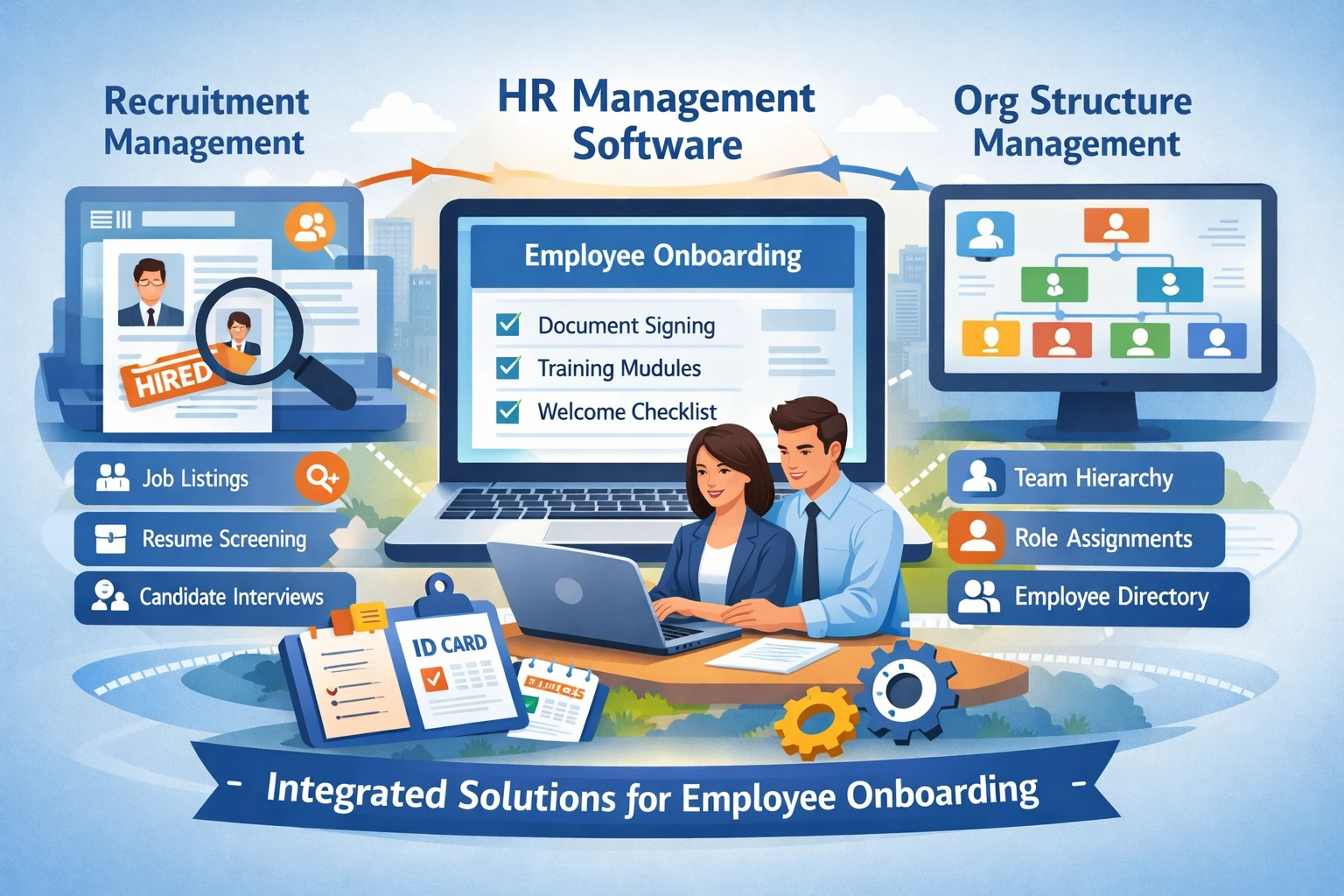 人事管理软件、招聘管理系统与组织架构管理系统在员工入职管理中的协同应用