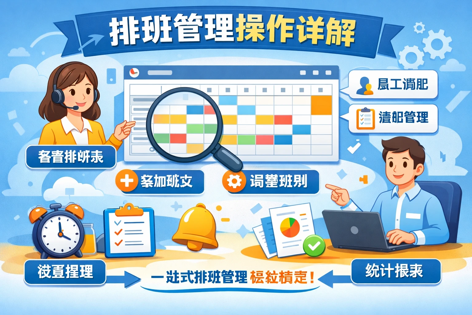 排班管理操作详解