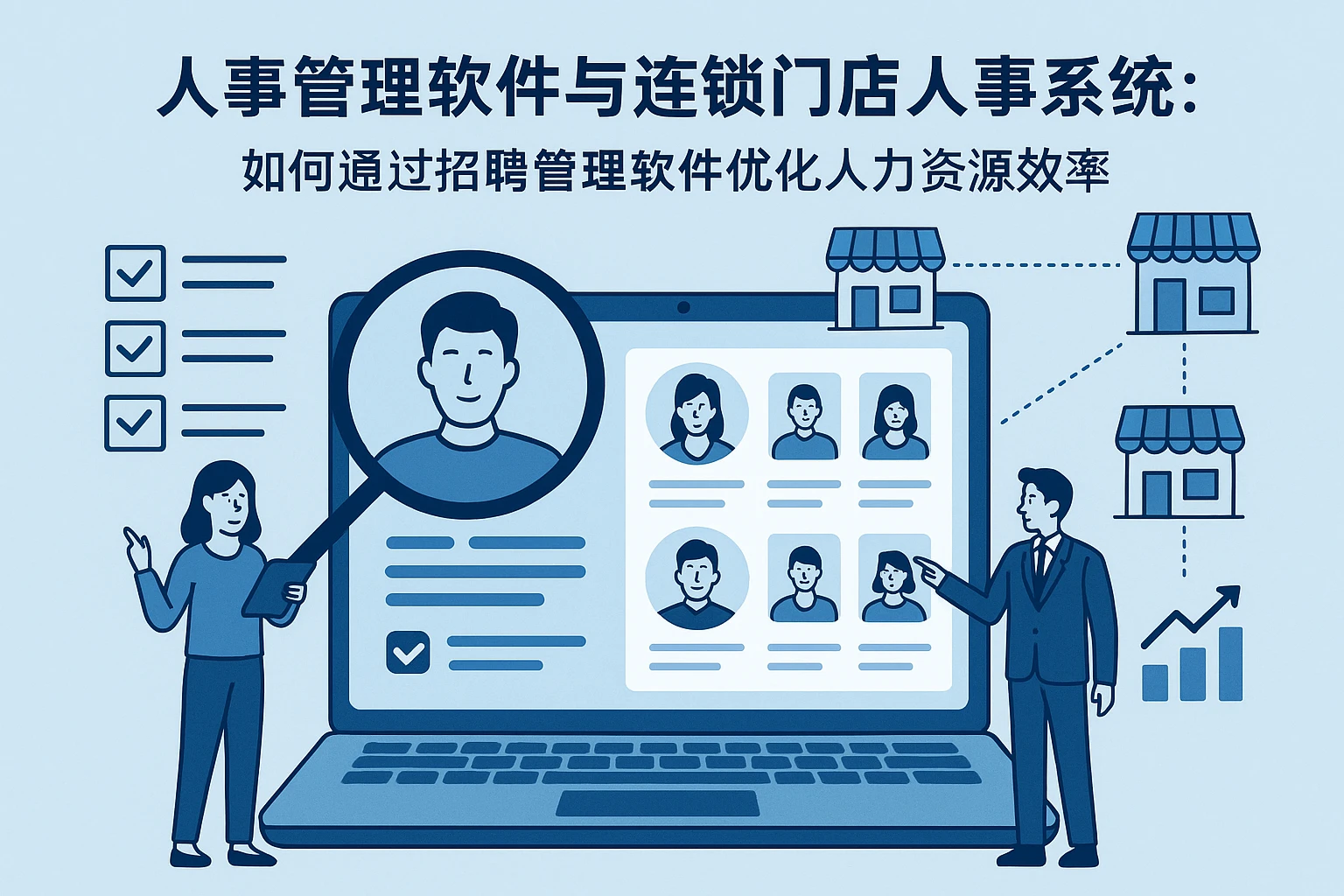人事管理软件与连锁门店人事系统：如何通过招聘管理软件优化人力资源效率