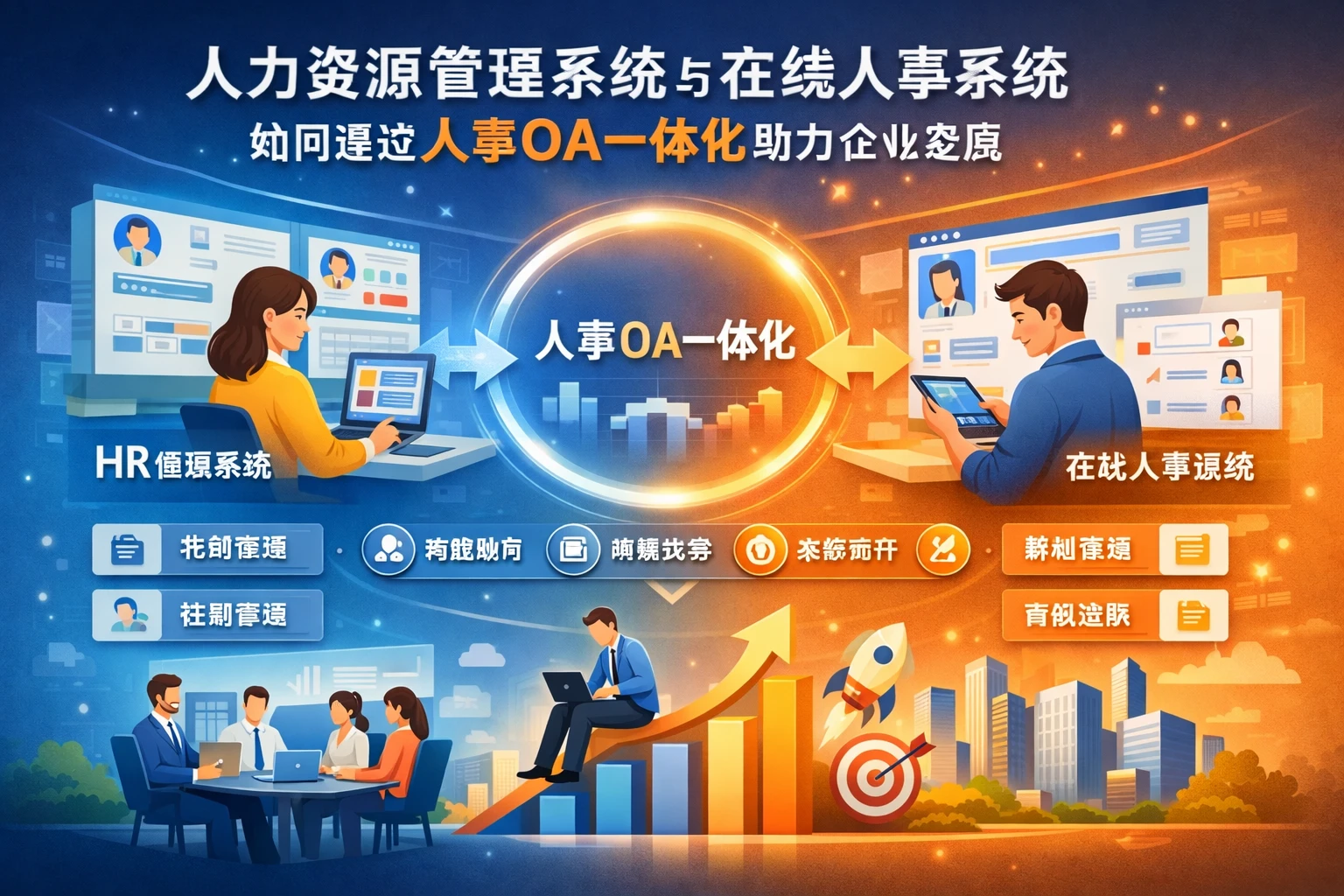 人力资源管理系统与在线人事系统如何通过人事OA一体化助力企业发展