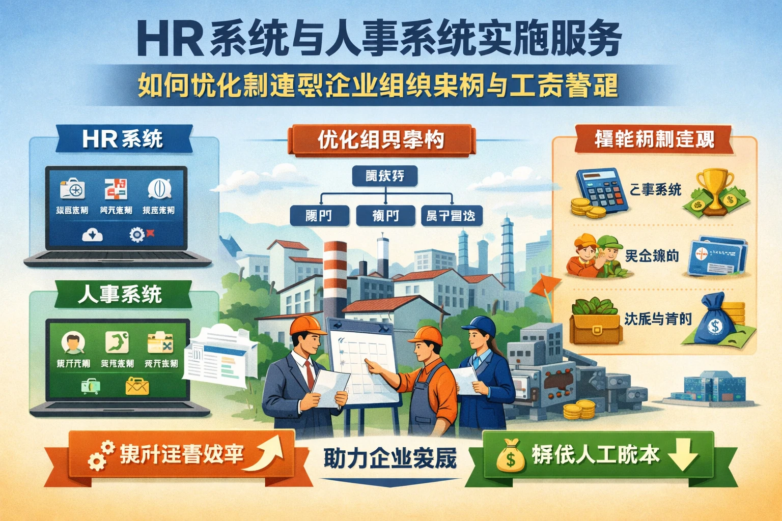 HR系统与人事系统实施服务如何优化制造型企业组织架构与工资管理