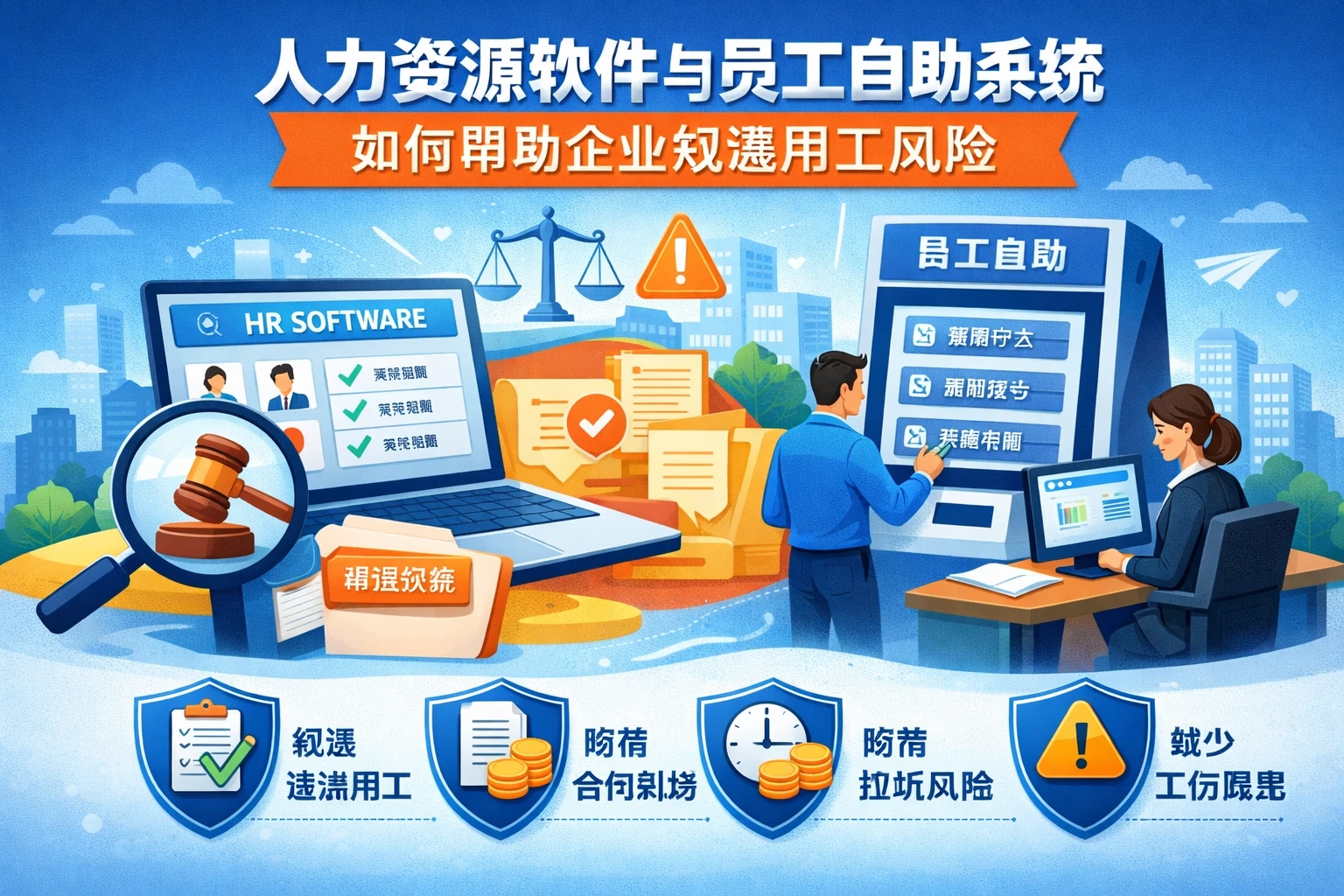 人力资源软件与员工自助系统如何帮助企业规避用工风险