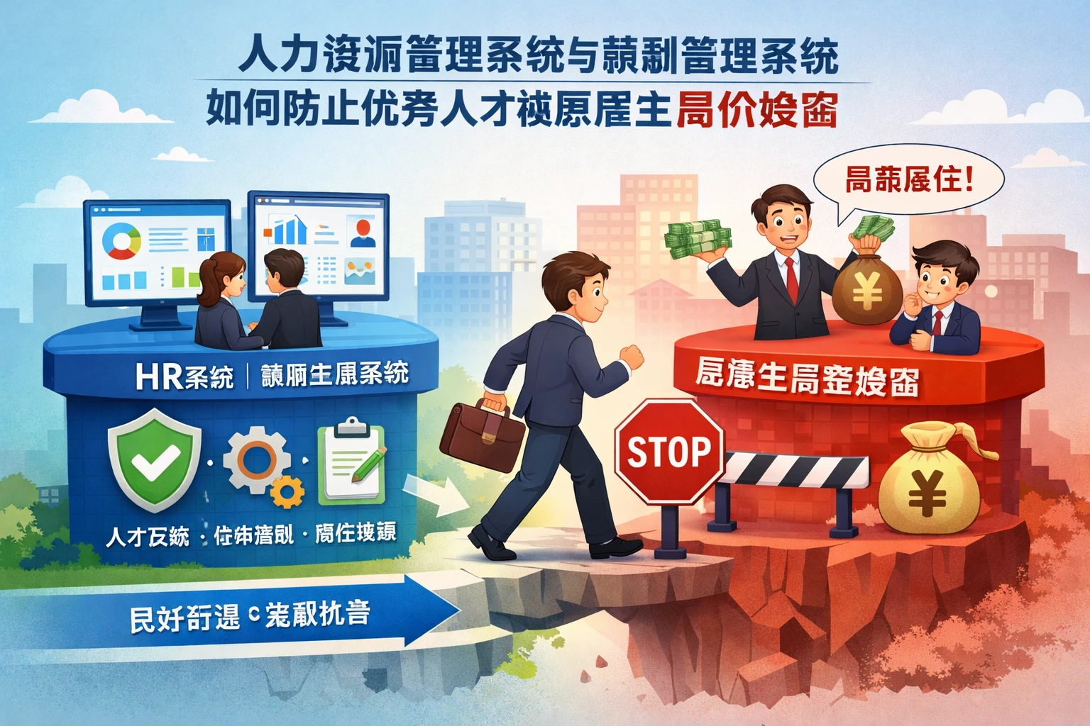 人力资源管理系统与薪酬管理系统如何防止优秀人才被原雇主高价挽留