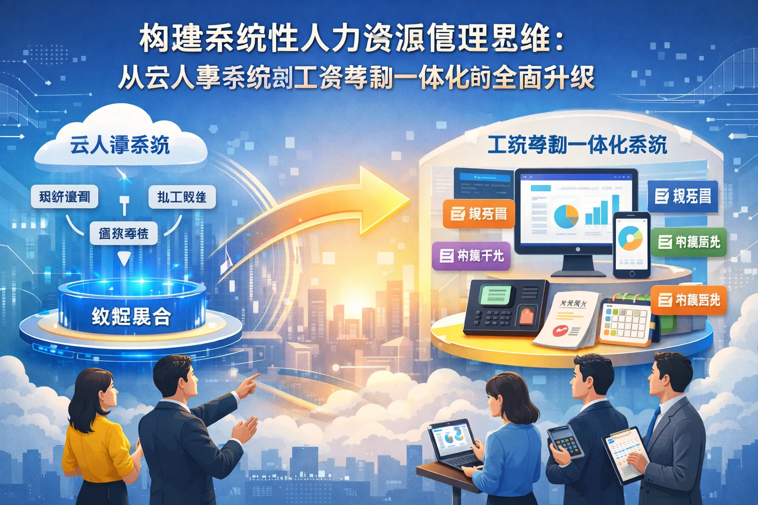 构建系统性人力资源管理思维：从云人事系统到工资考勤一体化的全面升级