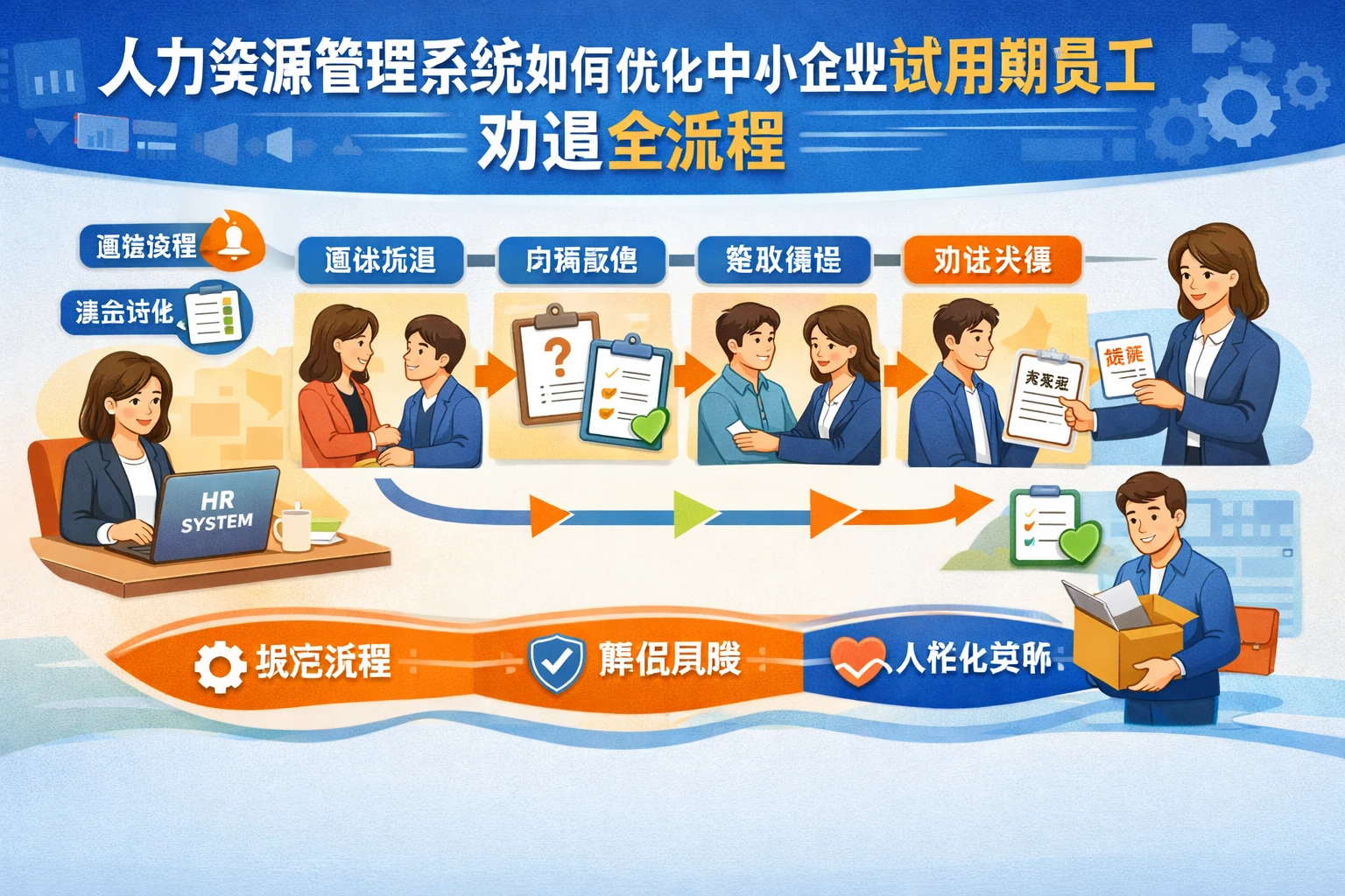 人力资源管理系统如何优化中小企业试用期员工劝退全流程