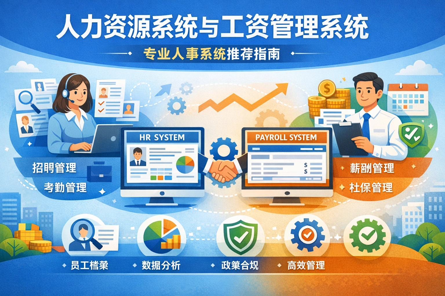 人力资源系统与工资管理系统:专业人事系统推荐指南