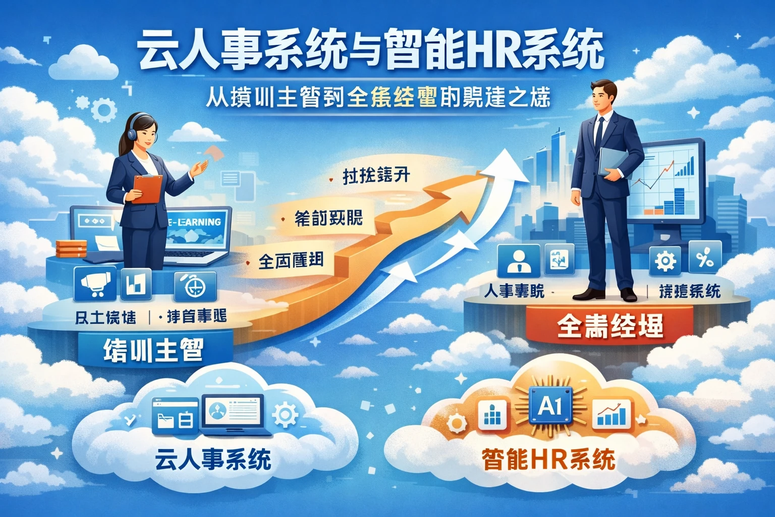 云人事系统与智能HR系统:从培训主管到全盘经理的跨越之路