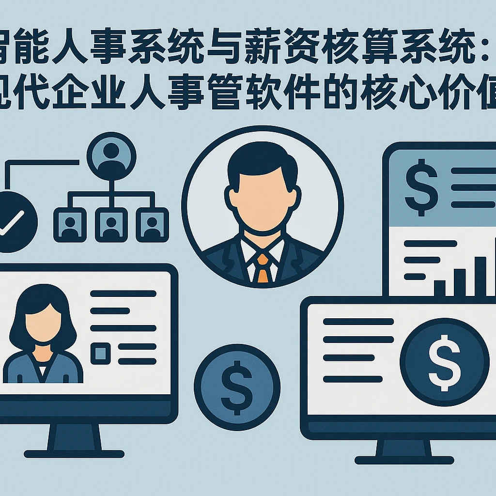 智能人事系统与薪资核算系统:现代企业人事管理软件的核心价值