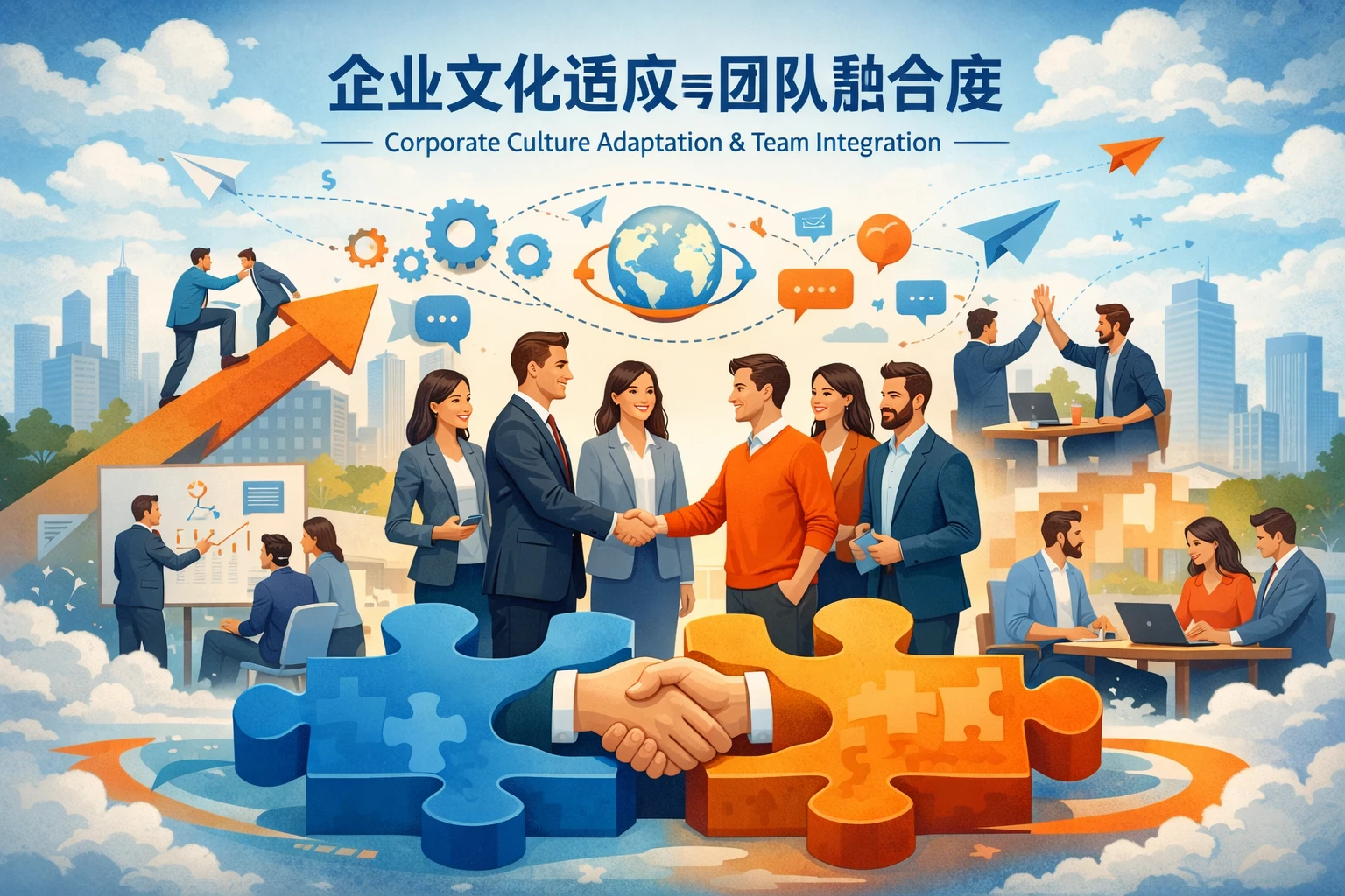 企业文化适应与团队融合度