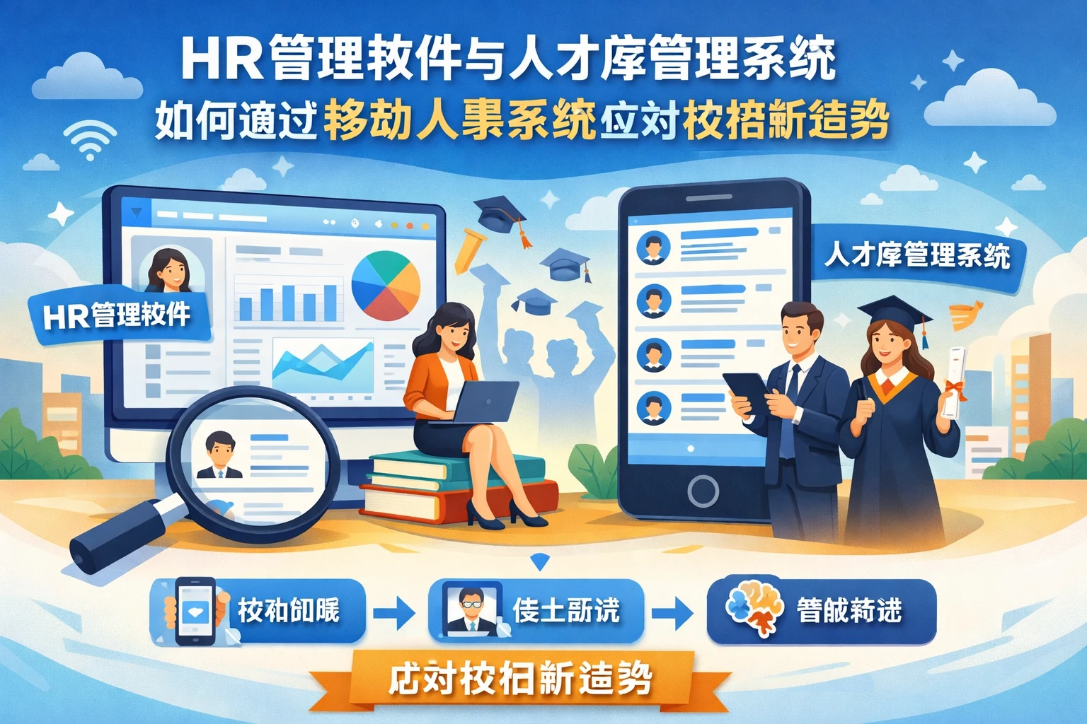 HR管理软件与人才库管理系统如何通过移动人事系统应对校招新趋势