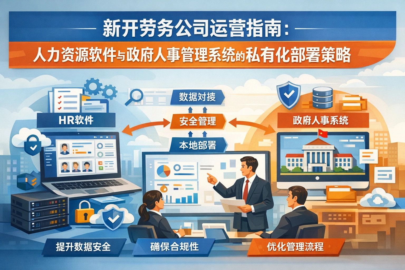 新开劳务公司运营指南：人力资源软件与政府人事管理系统的私有化部署策略
