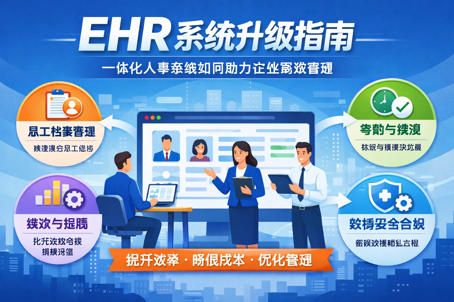 EHR系统升级指南：一体化人事系统如何助力企业高效管理