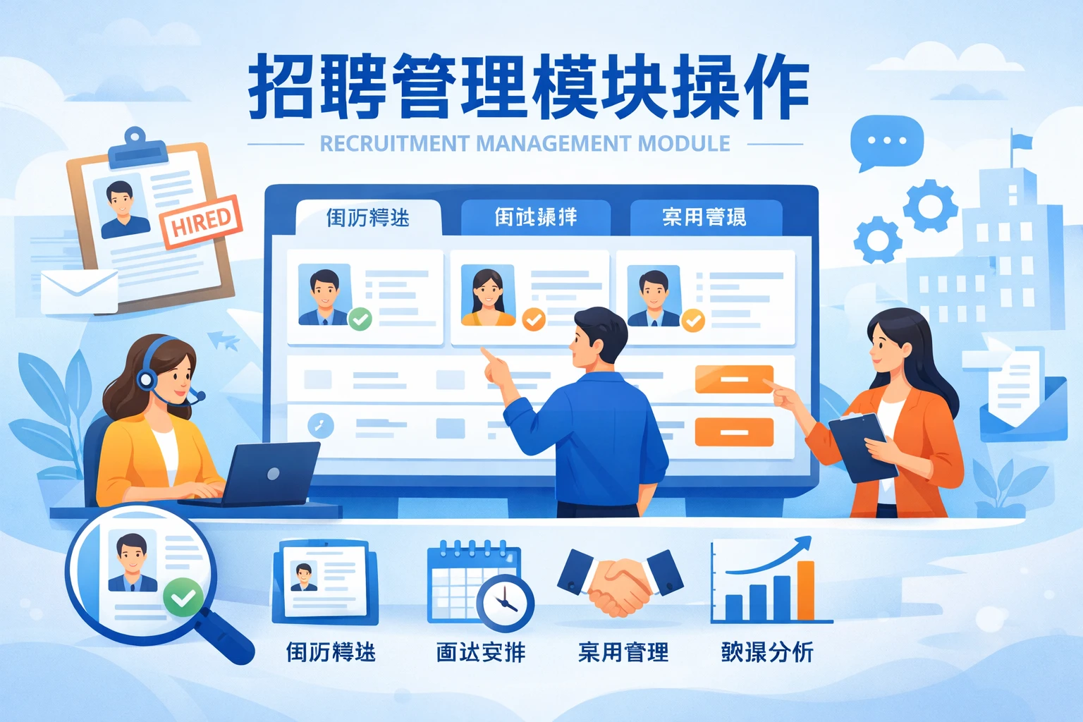 招聘管理模块操作