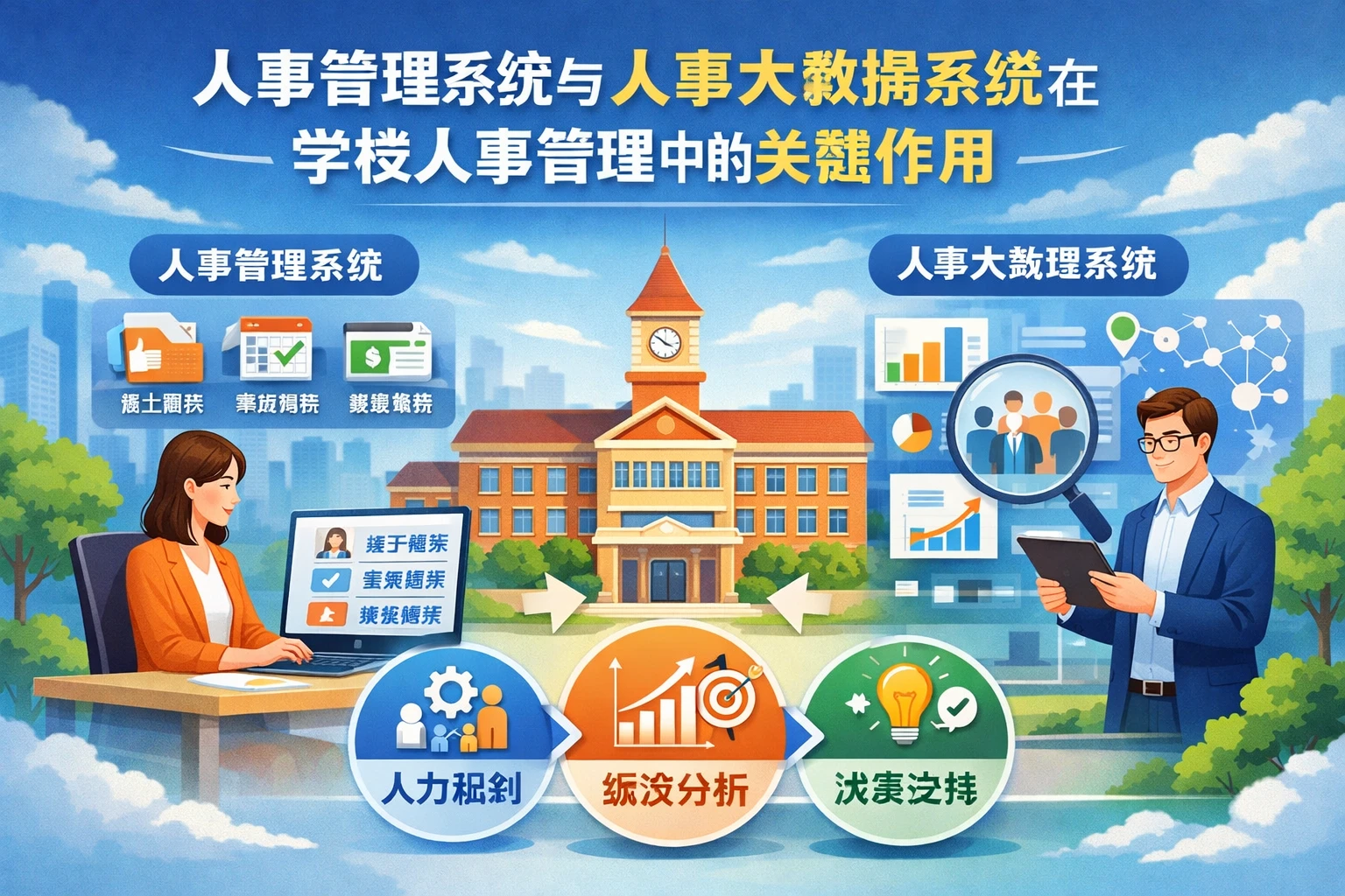 人事管理系统与人事大数据系统在学校人事管理中的关键作用