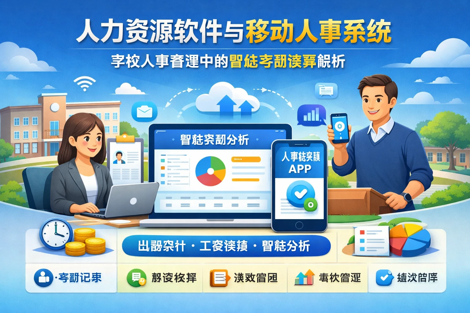 人力资源软件与移动人事系统：学校人事管理中的智能考勤核算解析