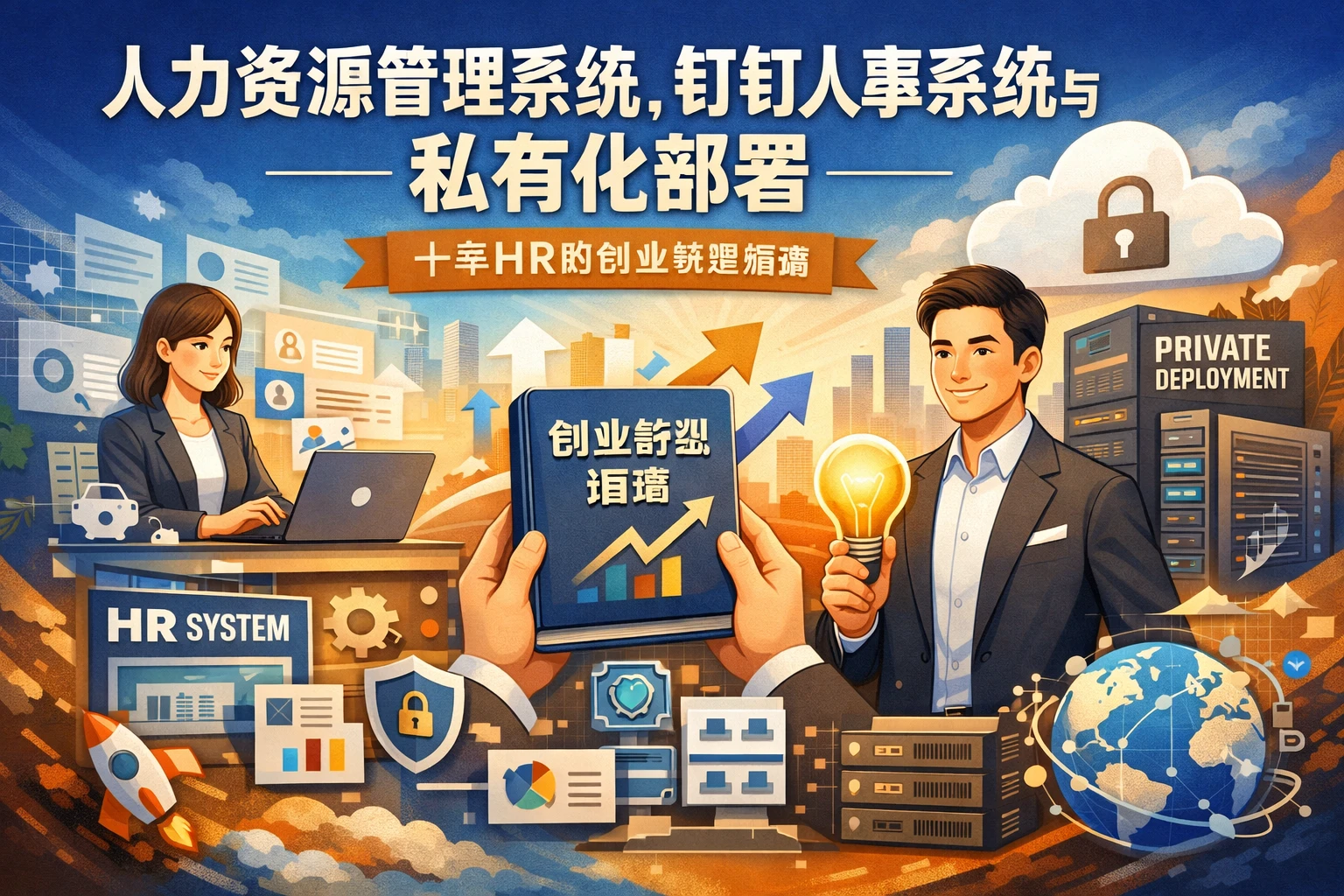 人力资源管理系统、钉钉人事系统与私有化部署：十年HR的创业转型指南