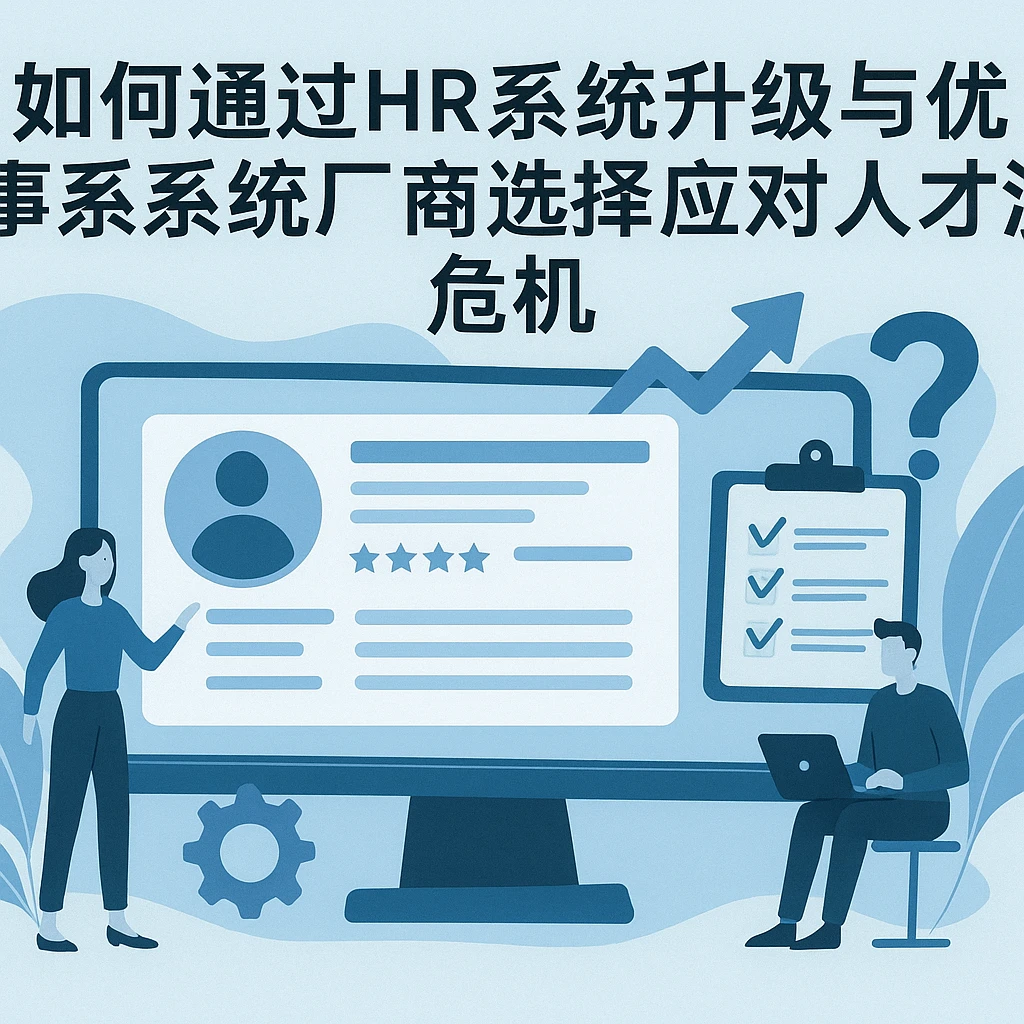 如何通过HR系统升级与优质人事系统厂商选择应对人才流失危机