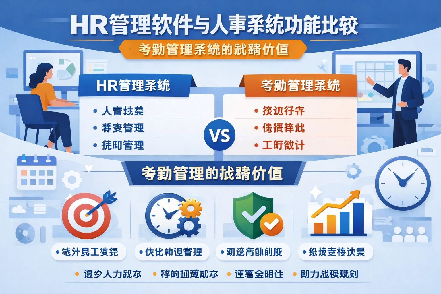 HR管理软件与人事系统功能比较：考勤管理系统的战略价值