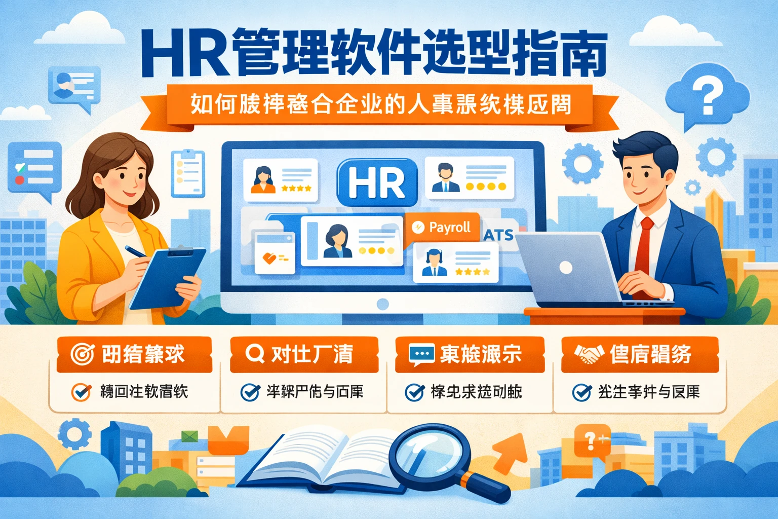 HR管理软件选型指南：如何选择适合企业的人事系统供应商