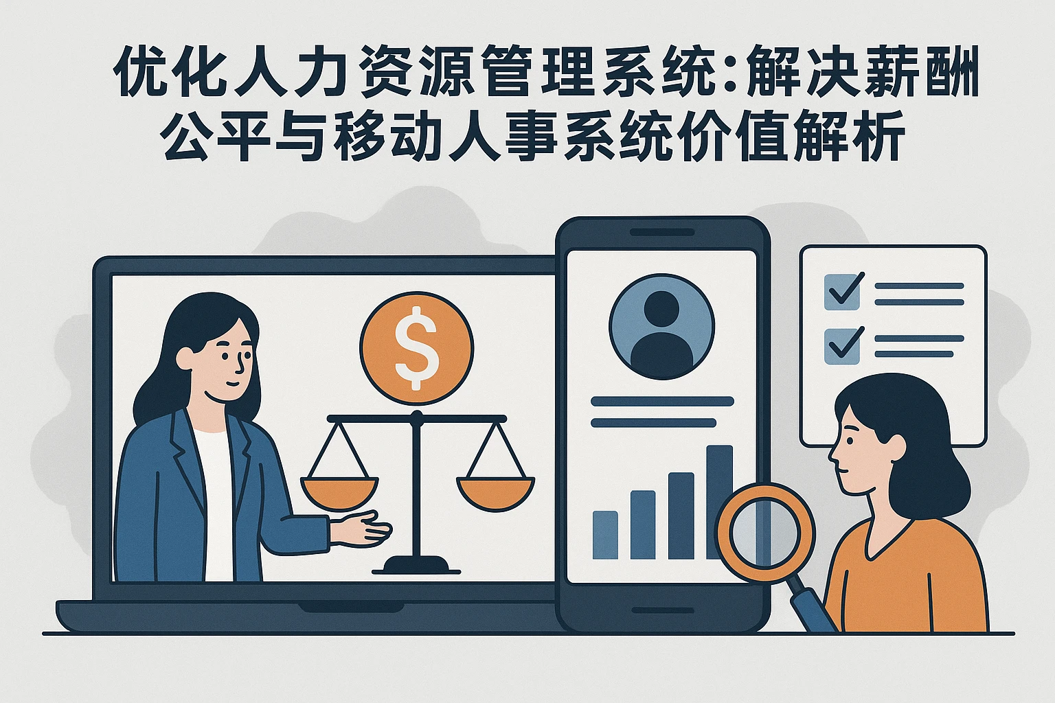优化人力资源管理系统:解决薪酬公平与移动人事系统价值解析