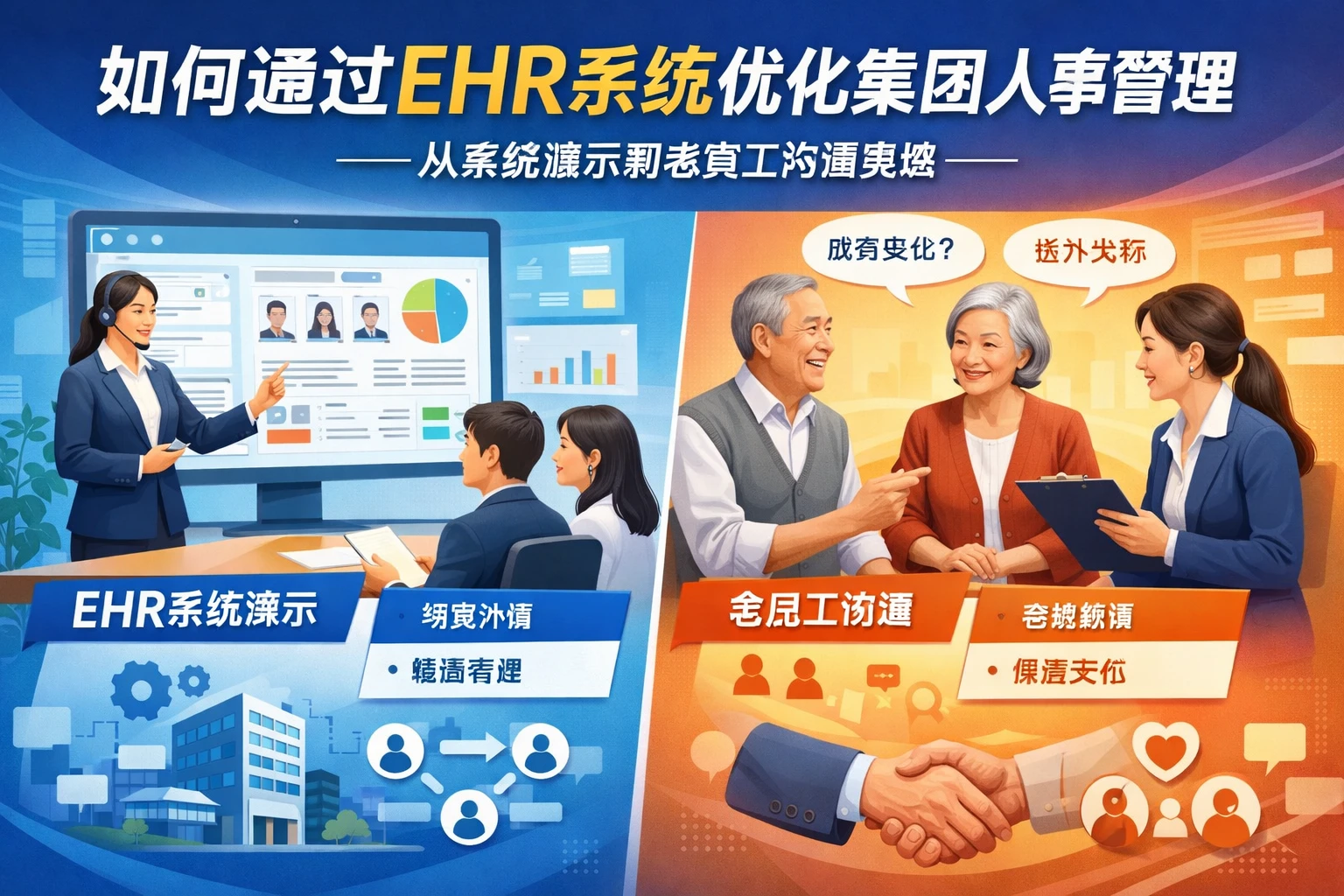 如何通过EHR系统优化集团人事管理——从系统演示到老员工沟通策略